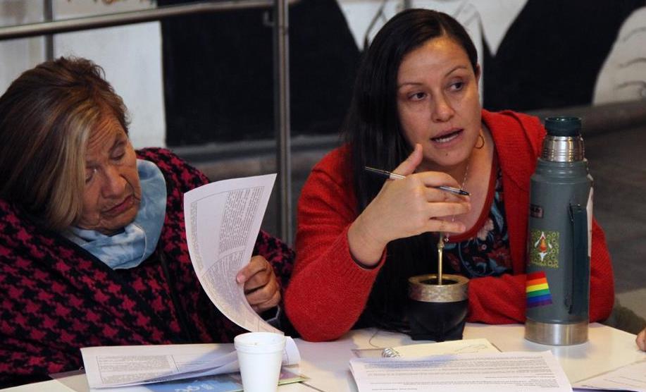 Mariana Gandolfo durante el encuentro. Foto REDI