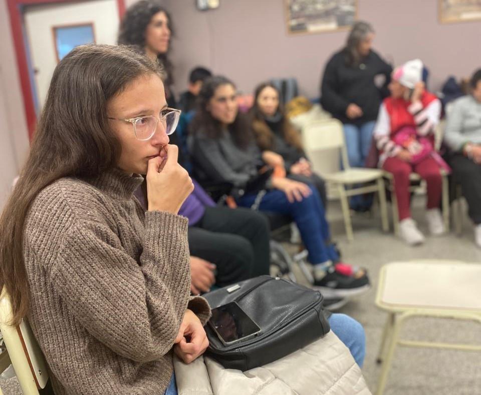 Se ve algunas de las participantes durante una juntanza